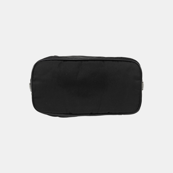 Nylon Top Handle Bag Black
