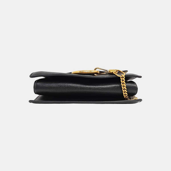 Faye Small Calfskin Black