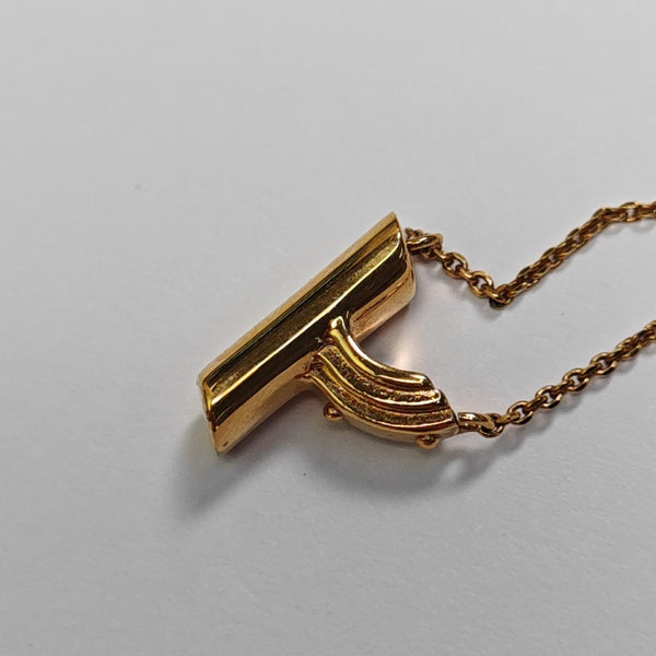 LV & ME Brass Gold Necklace