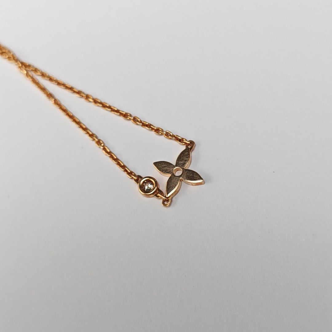 IDYLLE BLOSSOM 18k Gold Rose Gold Necklace