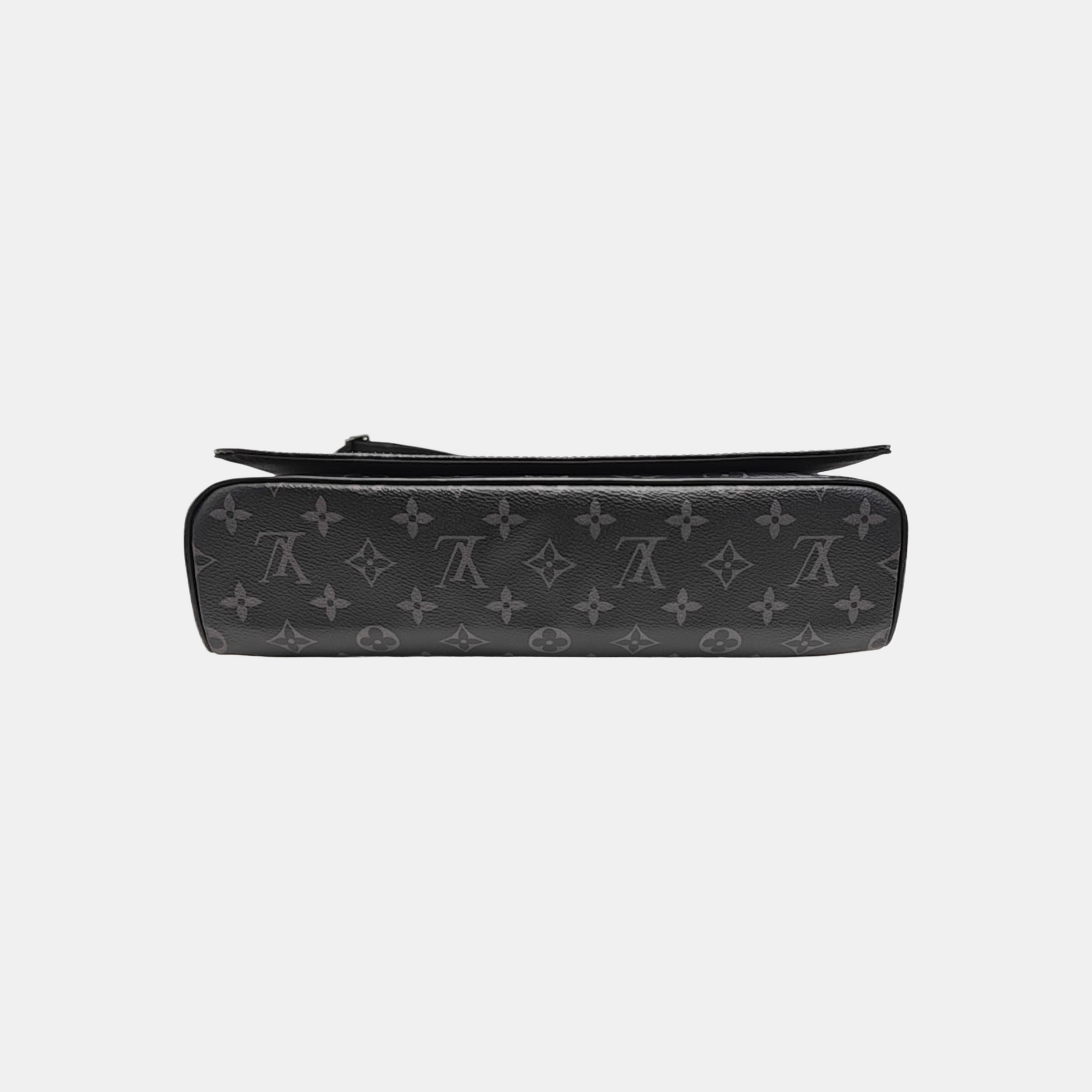 DISTRICT MM Monogram Coated Canvas Black
