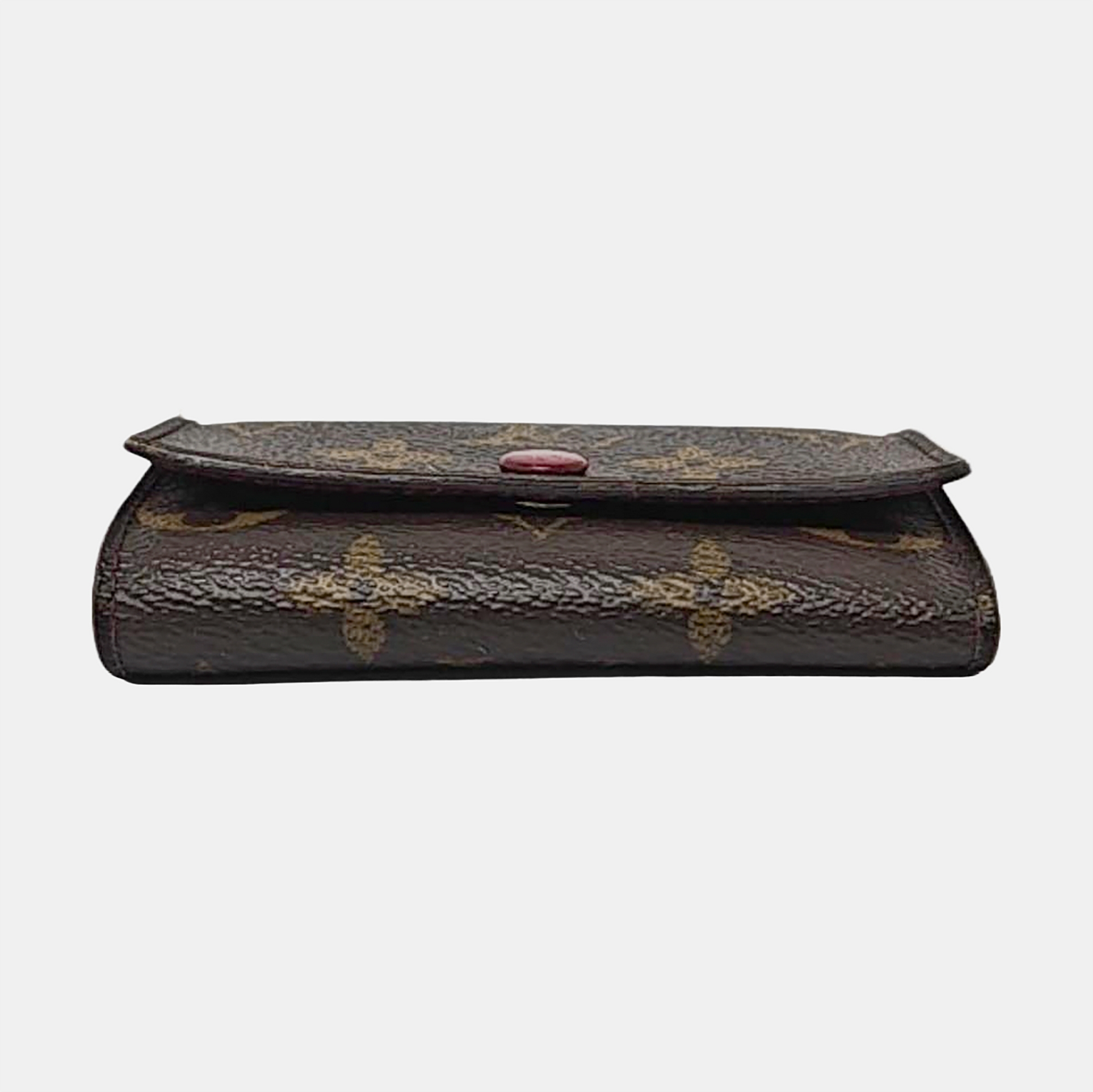 Monogram Coated Canvas Brown Key Pouch