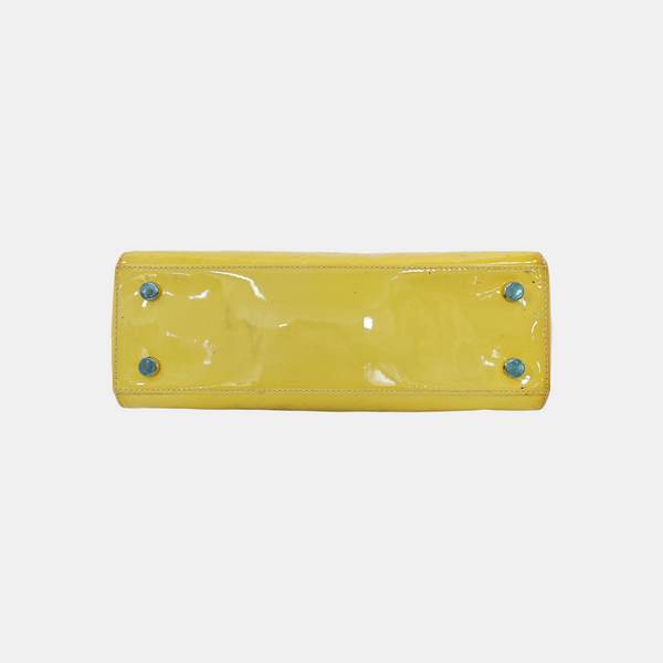 BREA MM Monogram Patent Leather Yellow