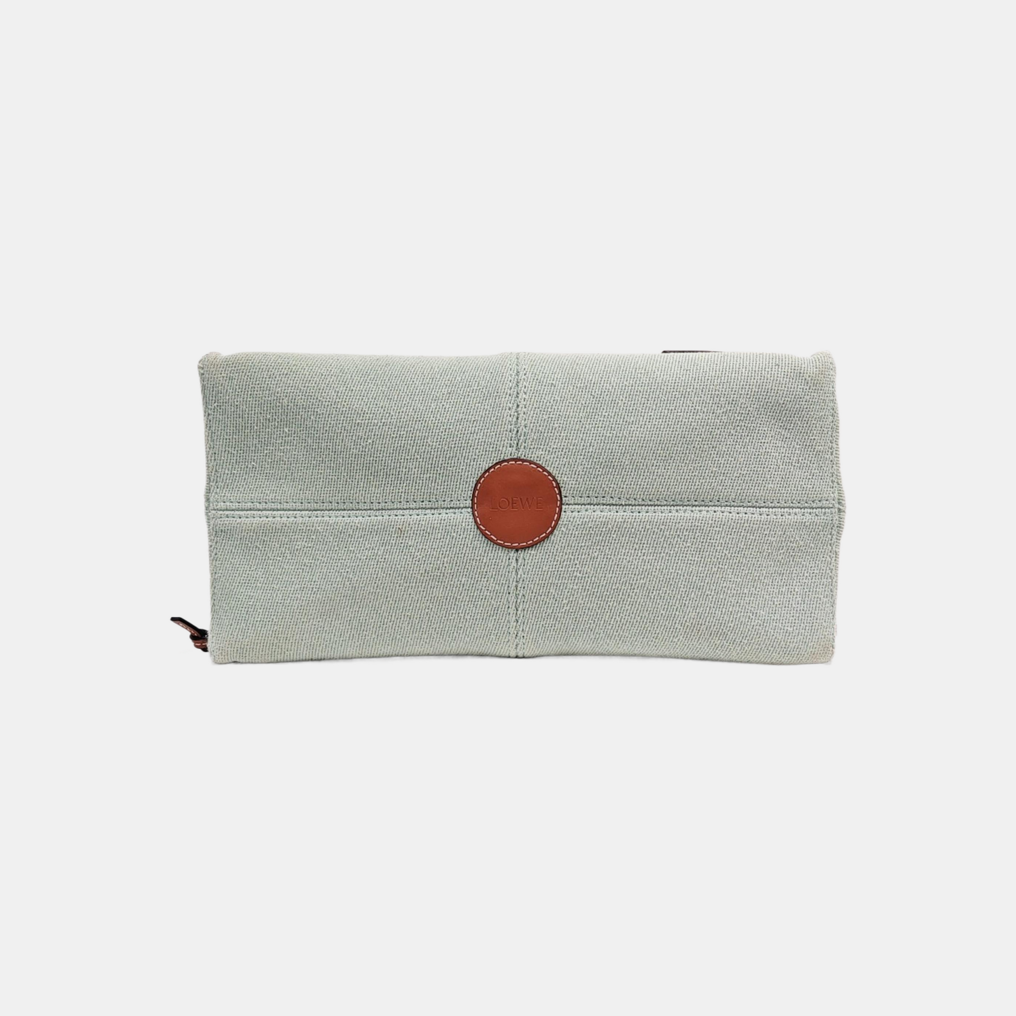 Cushion Small Canvas Green