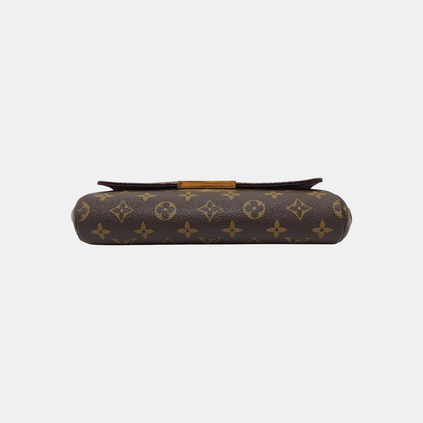 FAVORITE MM Monogram Coated Canvas Brown