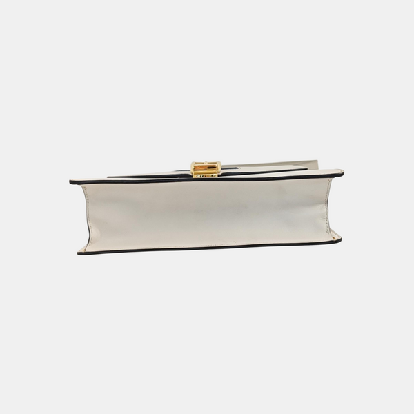 Sylvie Small Calfskin White