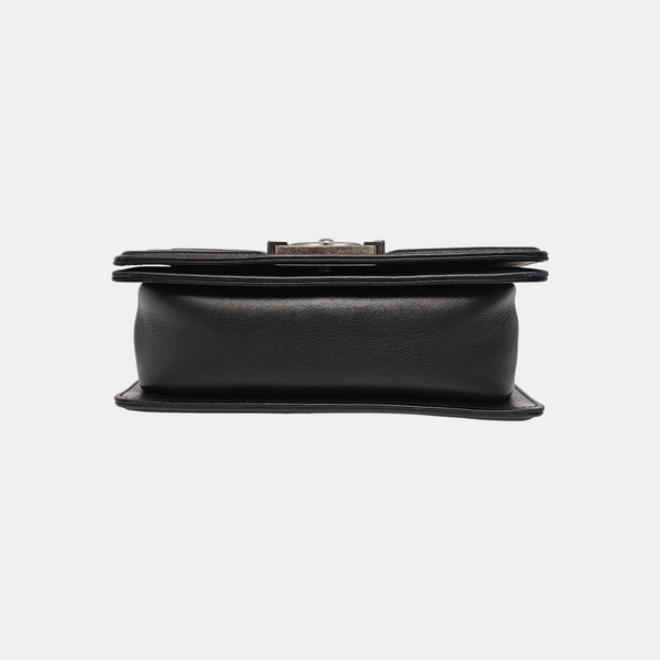 BOY CHANEL Small Quilted Calfskin Black
