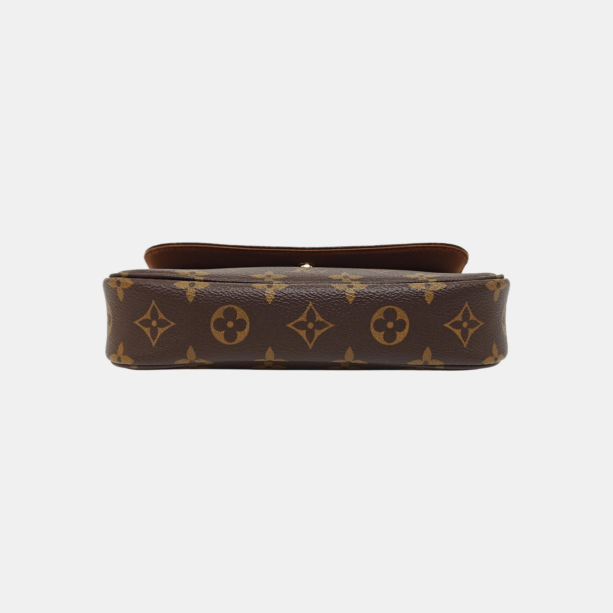 IVY Monogram Coated Canvas Brown