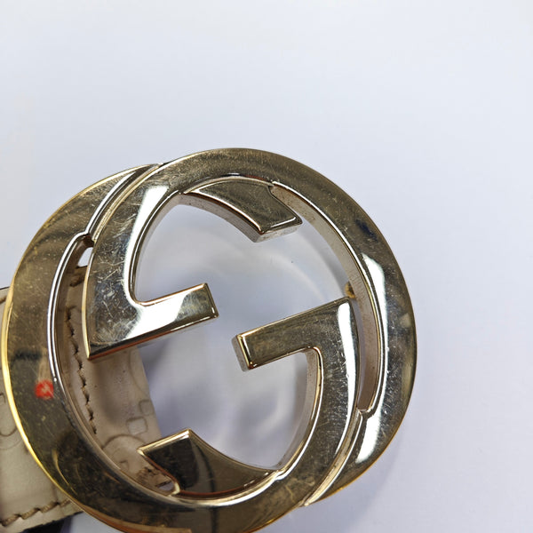Leather Belt White