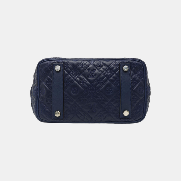 LILIA PM Monogram Calfskin Blue