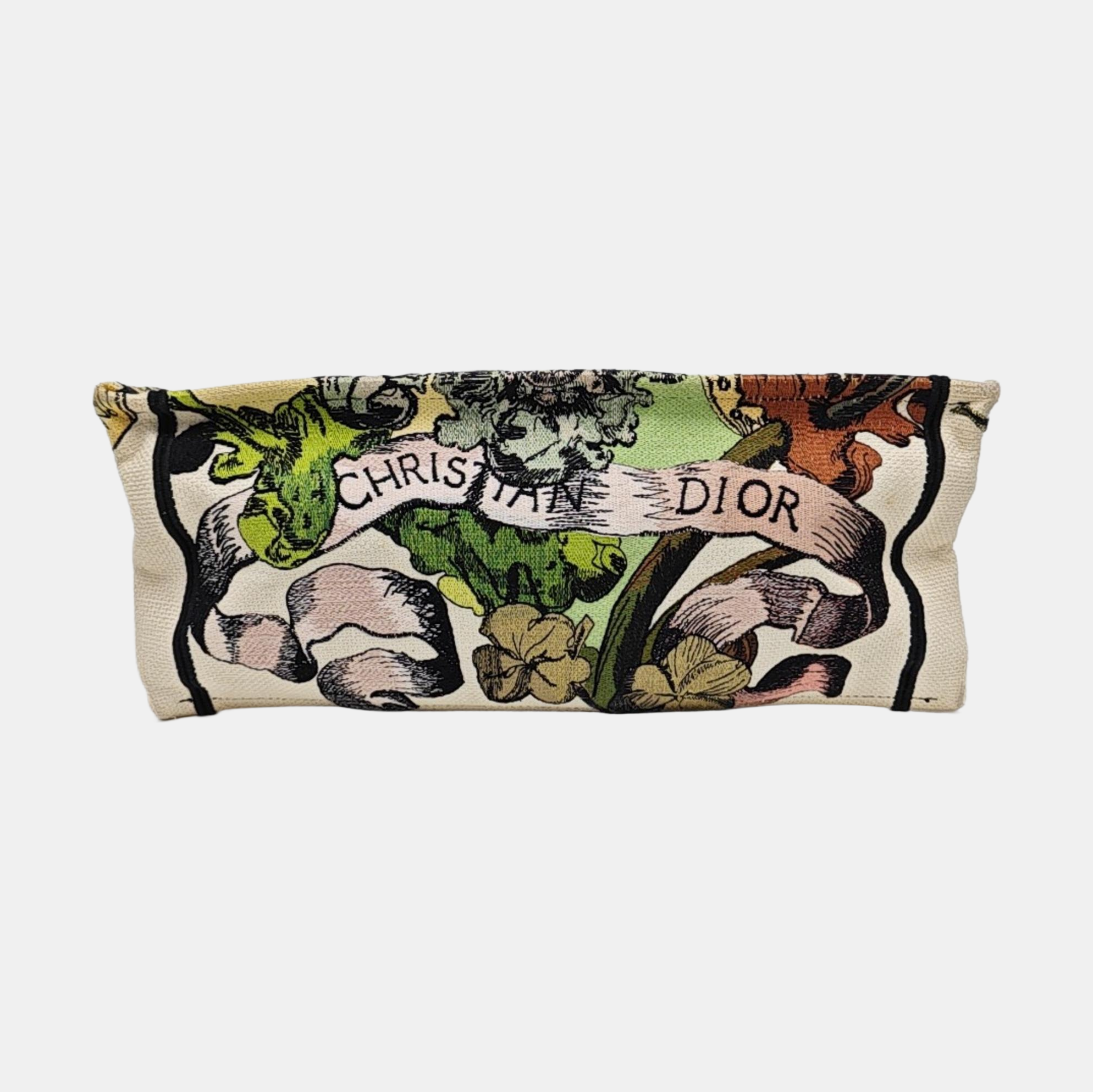 Authenticated pre-owned  Book Tote Small Fabric Multicolor - Tote Bag at Looply