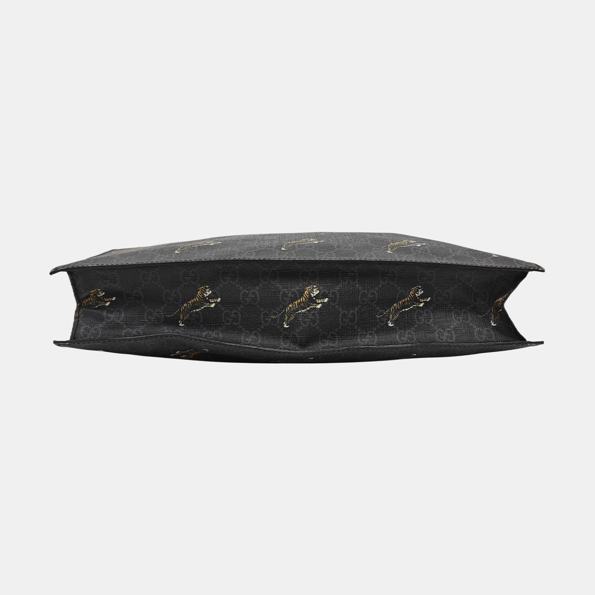 GG Supreme Monogram Coated Canvas Black