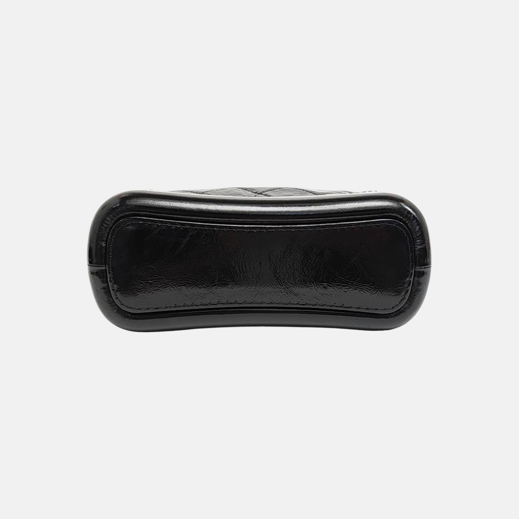 GABRIELLE Small Quilted Calfskin Black