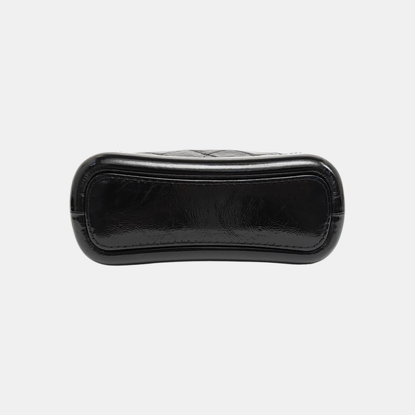 GABRIELLE Small Quilted Calfskin Black