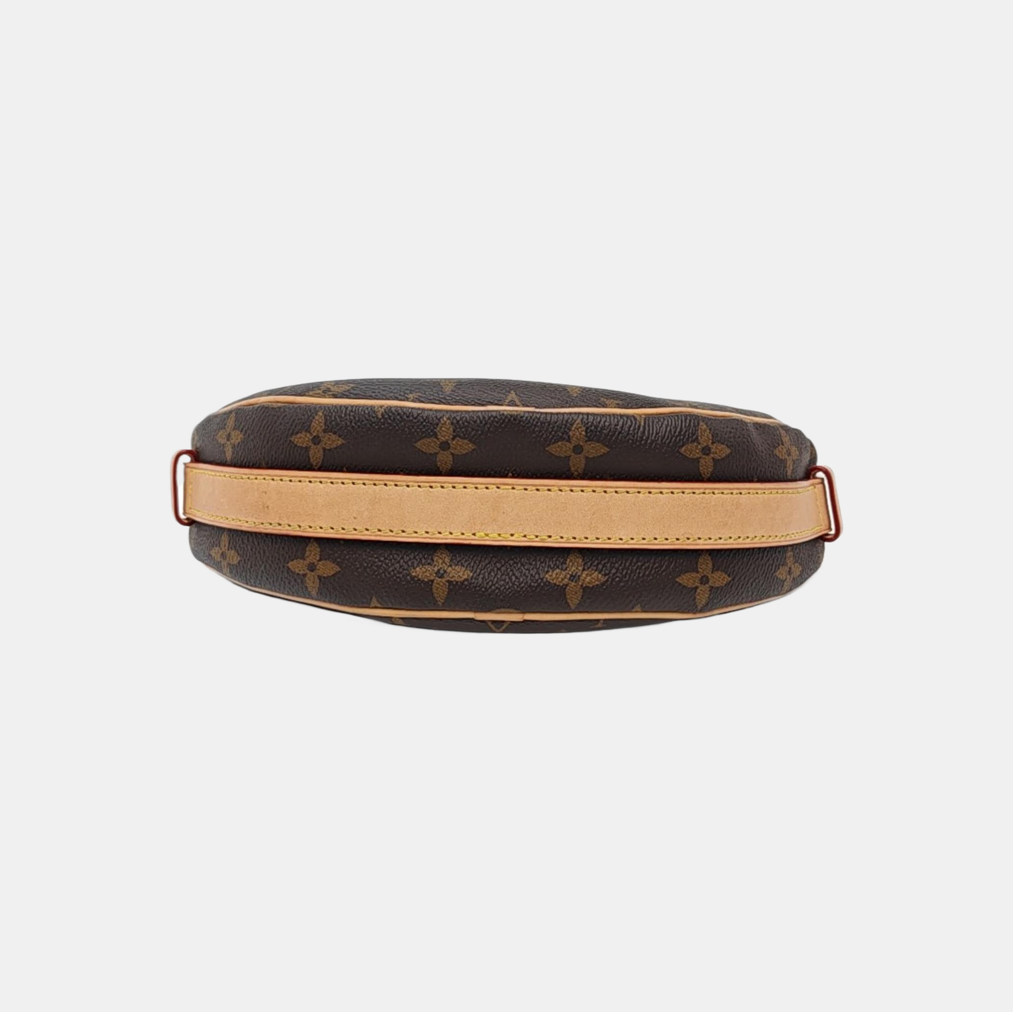 CROISSANT Monogram Coated Canvas Brown