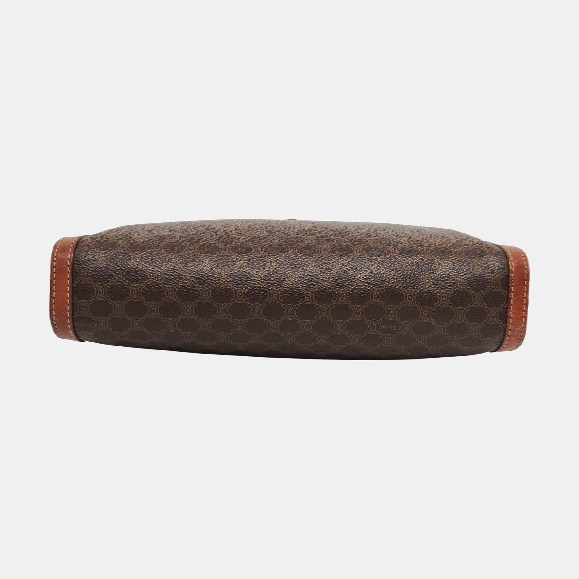 MACADAM CLUTCHES Coated Canvas Brown