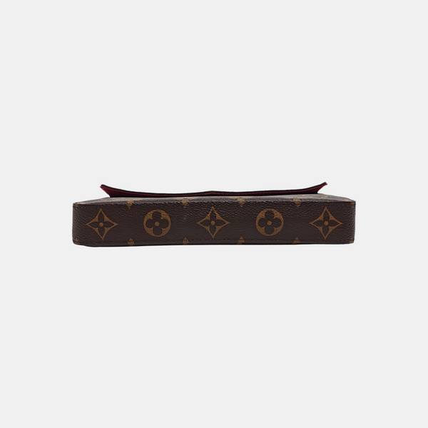Authenticated pre-owned  FÉLICIE Monogram Coated Canvas Brown - Shoulder Bag at Looply