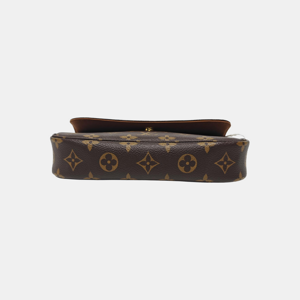 IVY Monogram Coated Canvas Brown