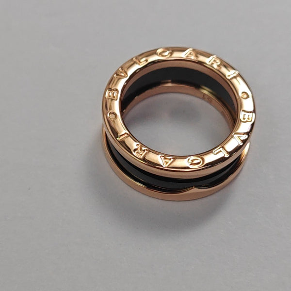 Anillo B.ZERO1 de oro rosa de 18k UE 51