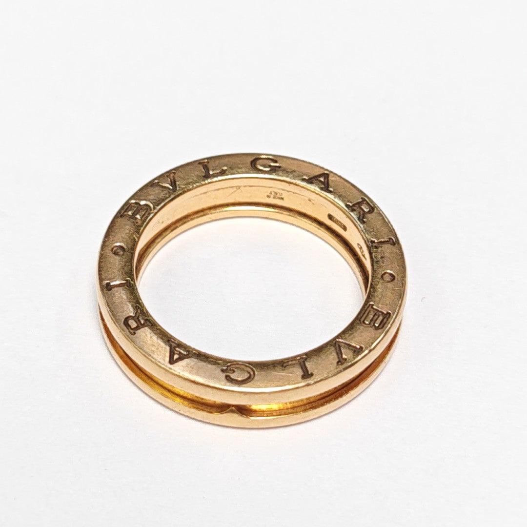 B.ZERO1 18k Rose Gold Ring EU 52