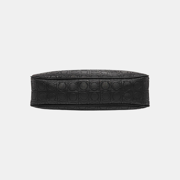 Gancini Leather Black