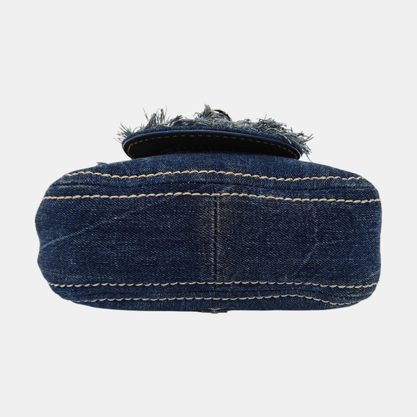 Denim Shoulder Bag Blue