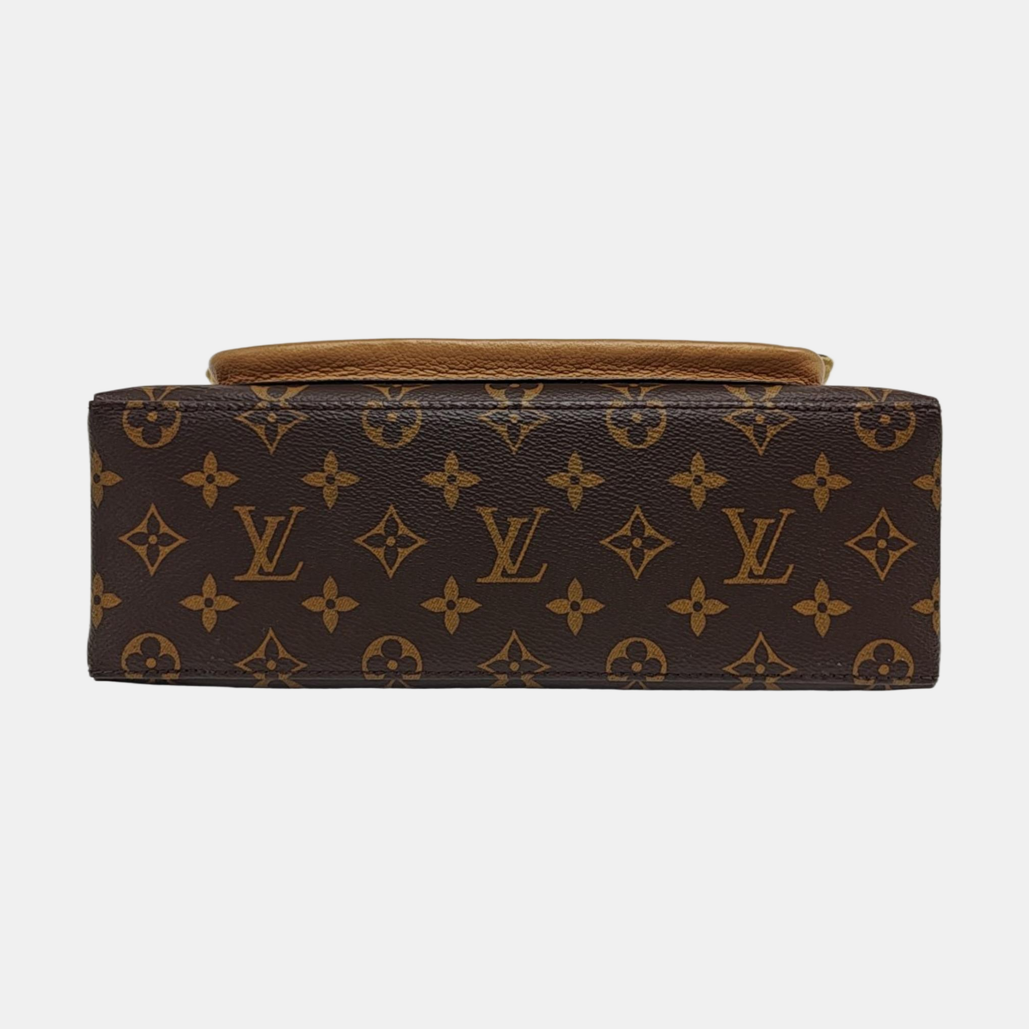 MARIGNAN Monogram Coated Canvas Brown