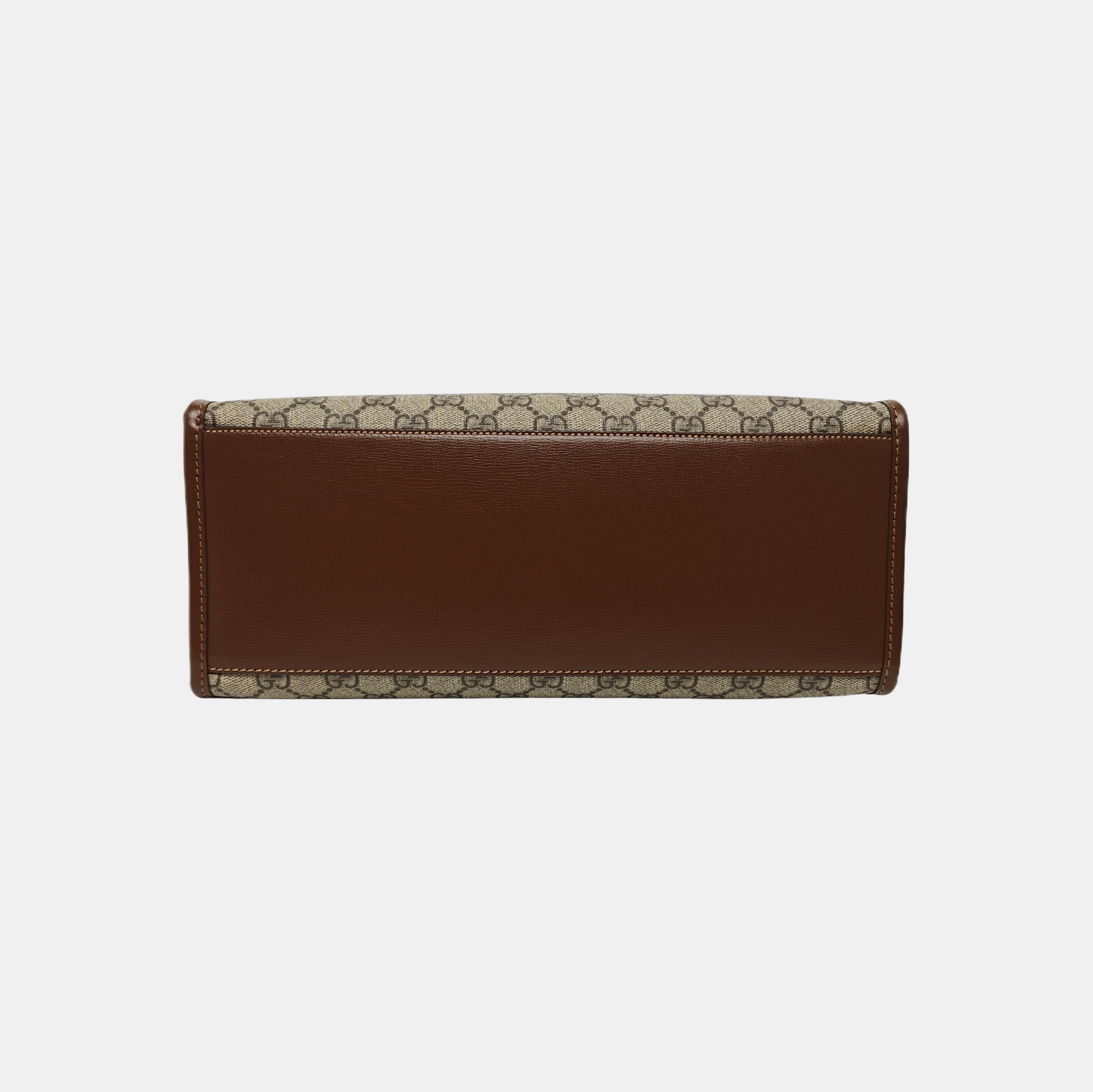 Retro Small Monogram Coated Canvas Brown