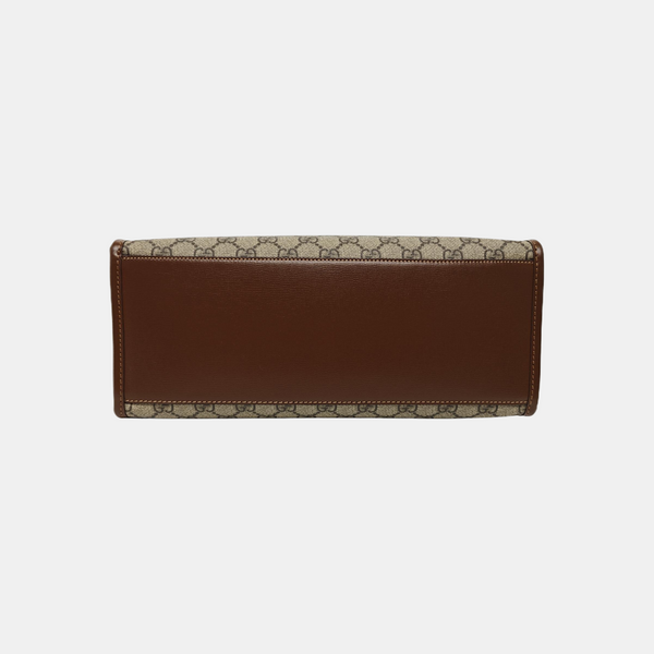 Retro Small Monogram Coated Canvas Brown