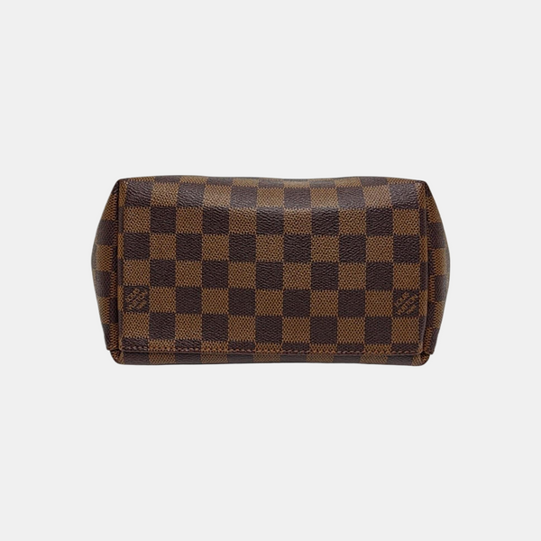CLAPTON Damier Ebene Coated Canvas Brown