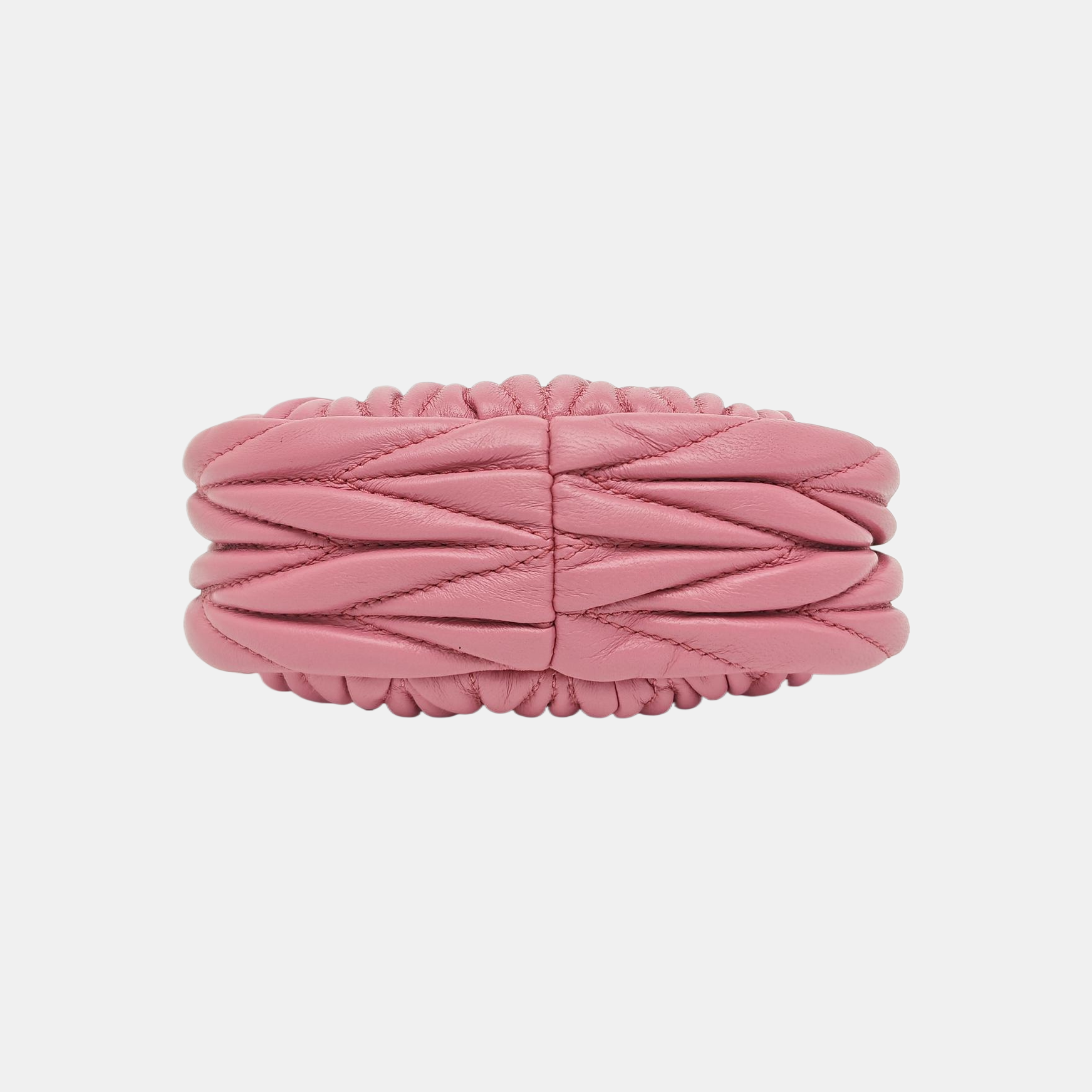 Wander Matelassé Quilted Lambskin Red