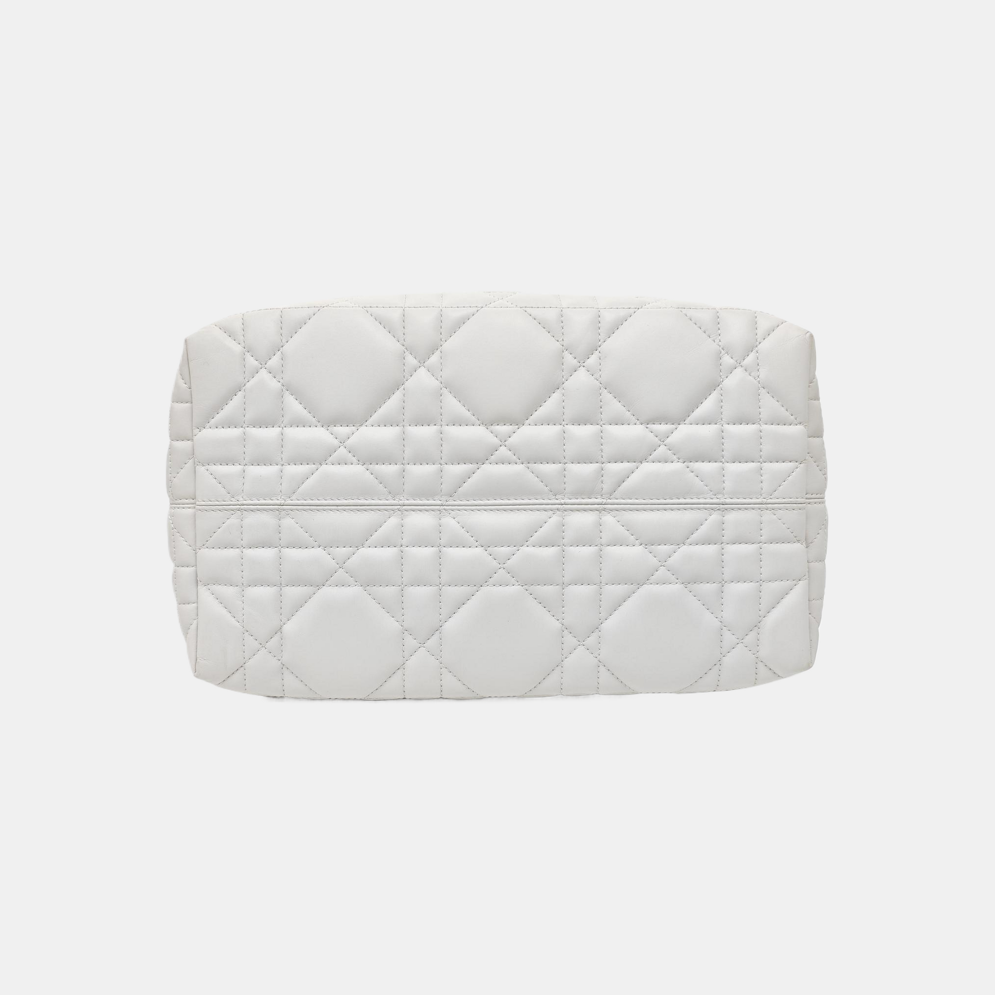 Toujours Medium Cannage Calfskin White