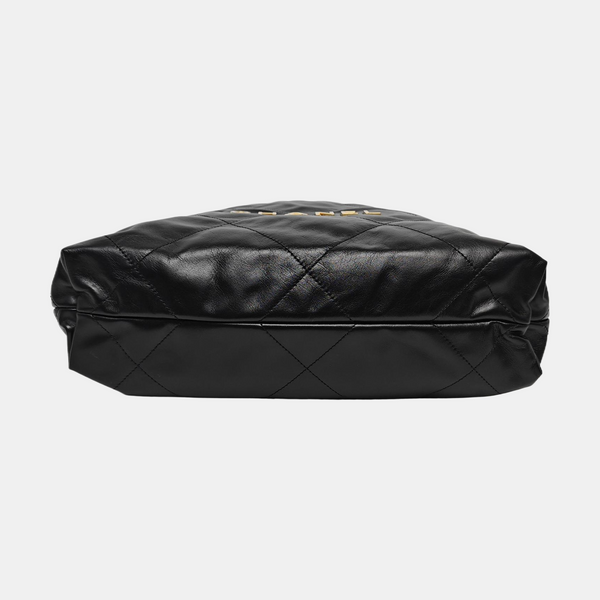 CHANEL 22 Small Quilted Calfskin Black