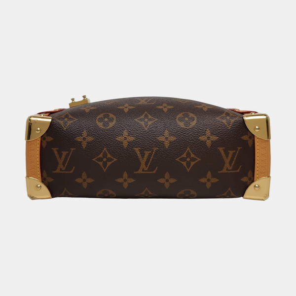 SIDE TRUNK MM Monogram Coated Canvas Brown