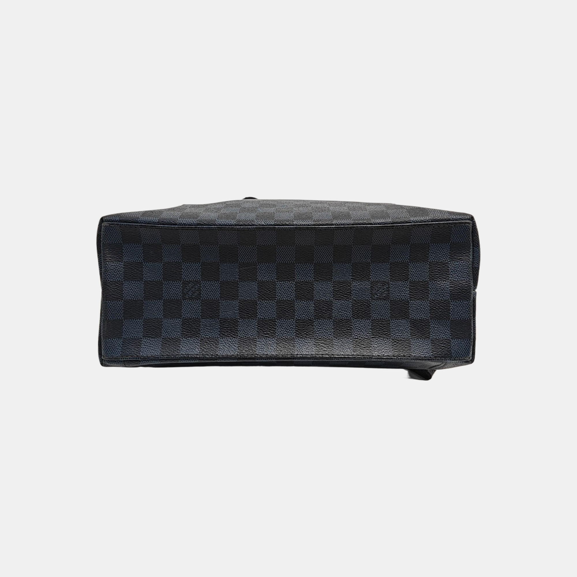 Damier Coated Canvas Backpack Blue