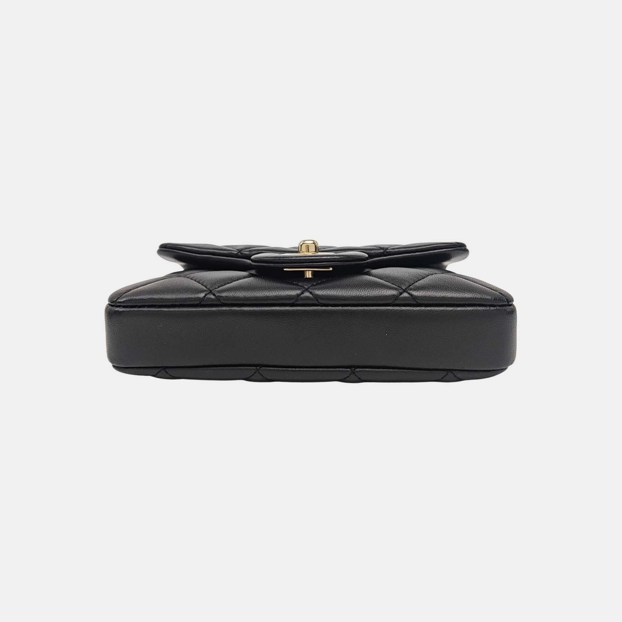 CLASSIC FLAP Mini Quilted Lambskin Black