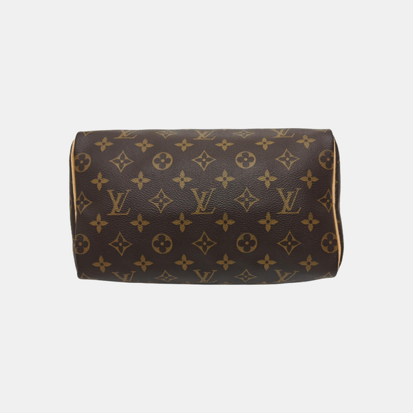 SPEEDY 25 Monogram Coated Canvas Brown