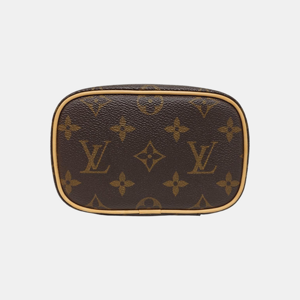 NICE Super Mini Monogram Coated Canvas Brown