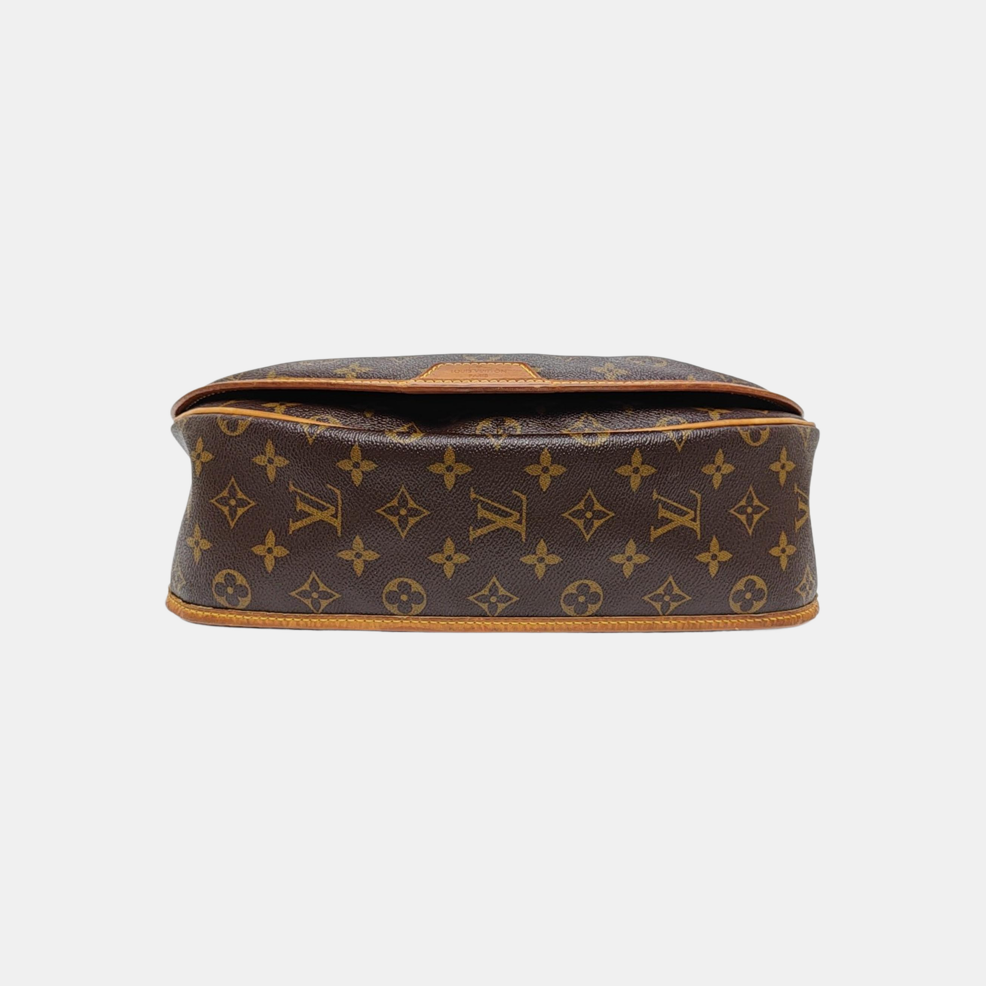MENILMONTANT MM Monogram Coated Canvas Brown