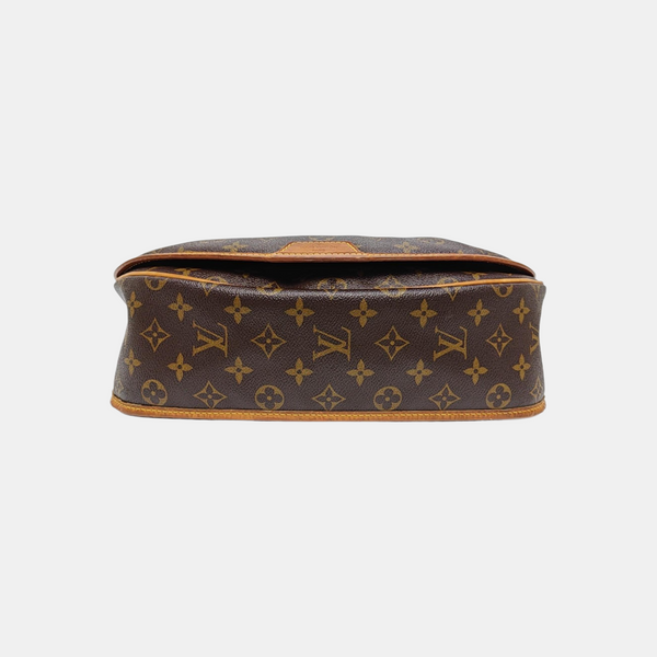 MENILMONTANT MM Monogram Coated Canvas Brown