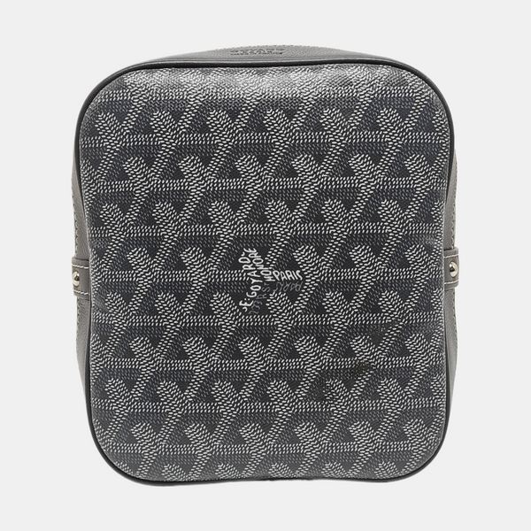Authenticated pre-owned  Petit Flot Coated Canvas Grey - Bucket Bag at Looply