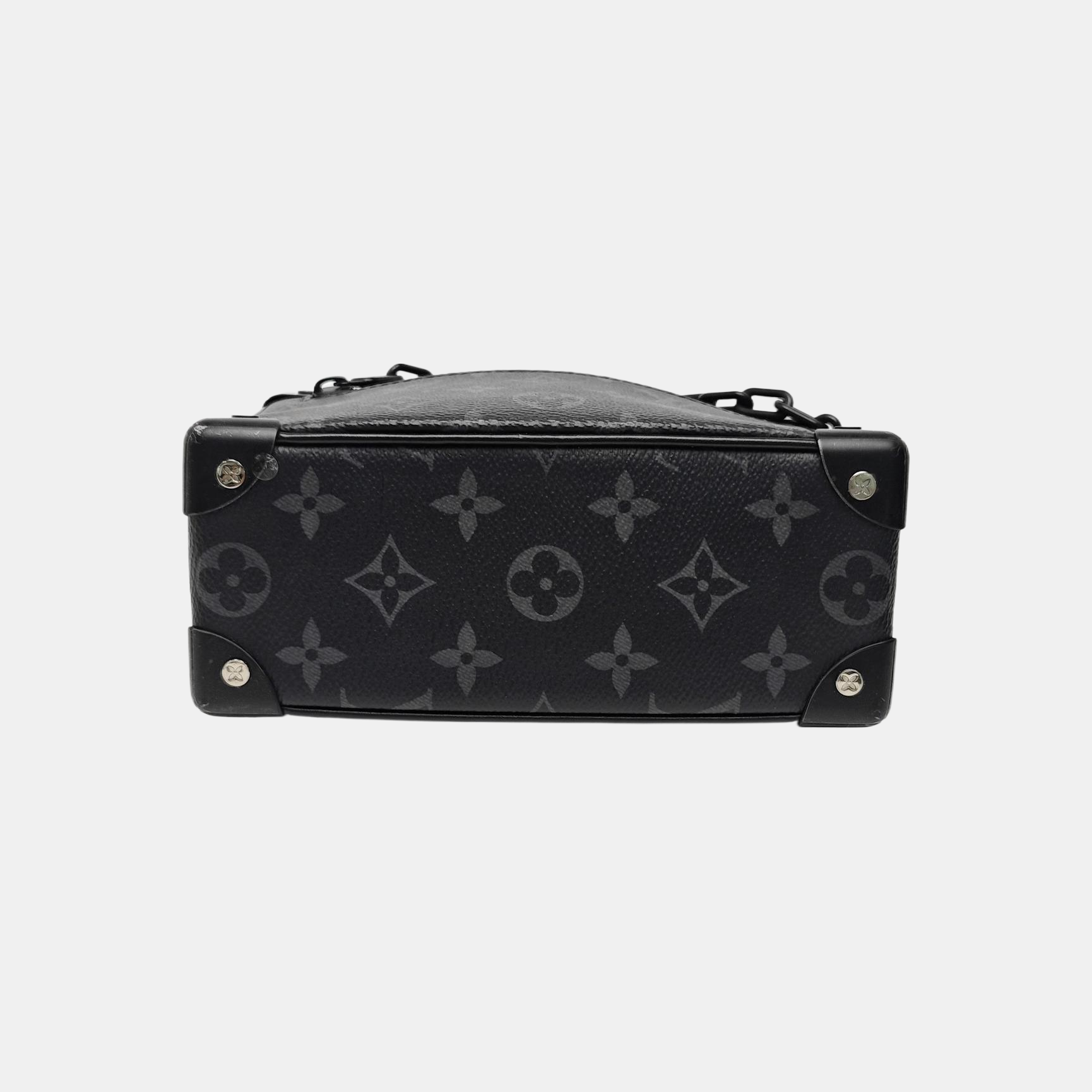 SOFT TRUNK Mini Monogram Coated Canvas Black