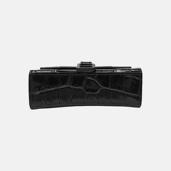 Hourglass Mini Calfskin Black
