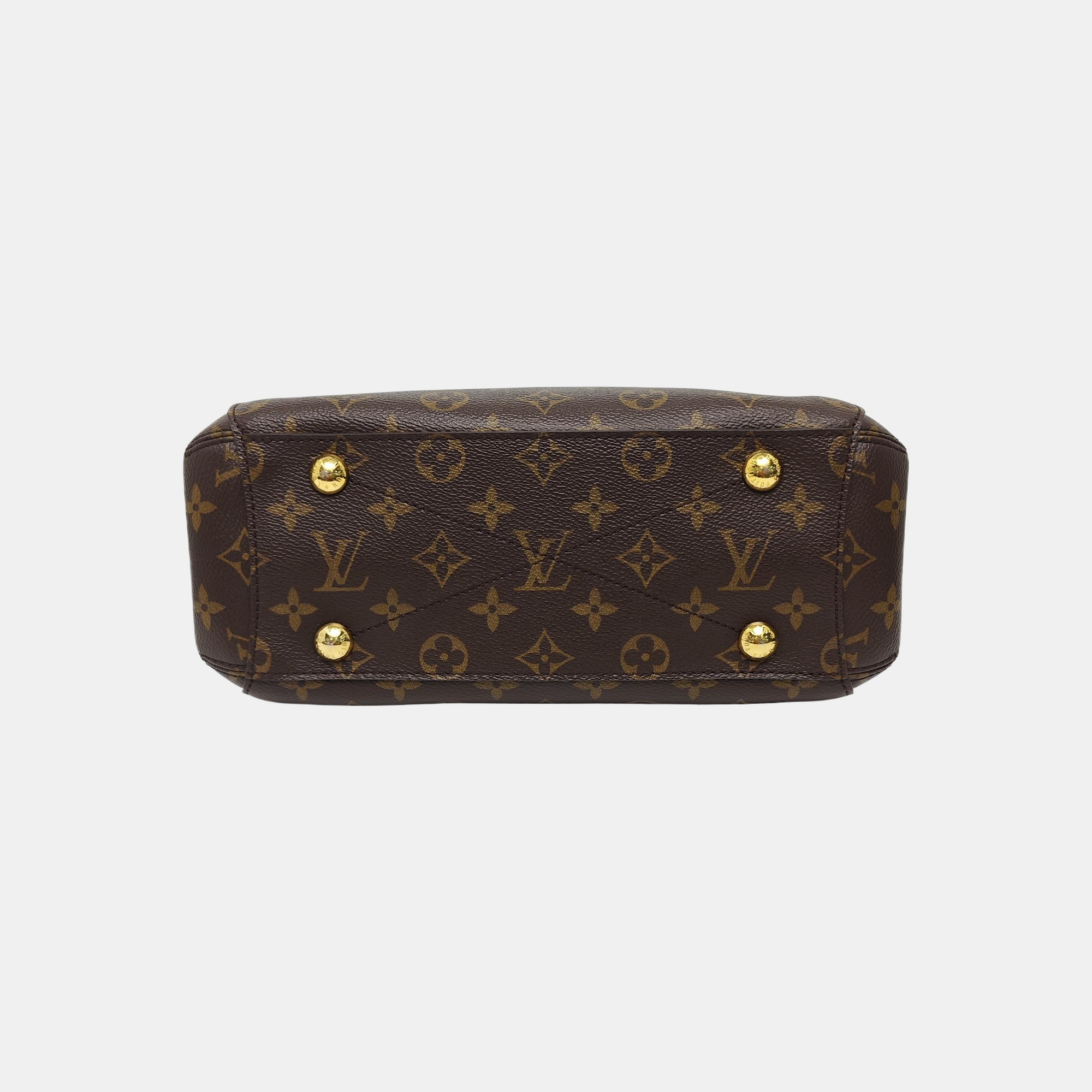 MONTAIGNE BB Monogram Coated Canvas Brown