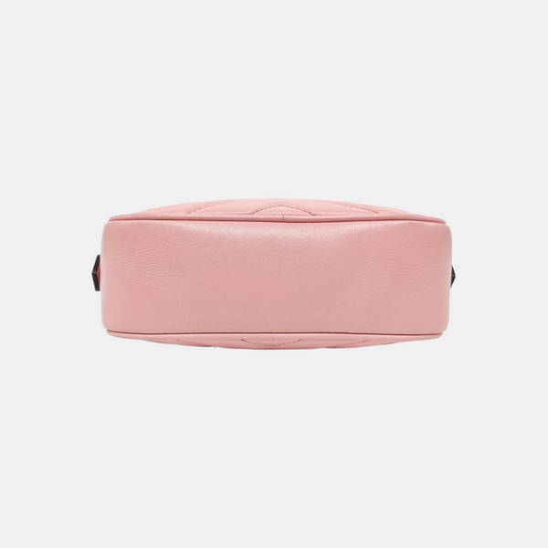 GG Marmont Mini Quilted Calfskin Pink
