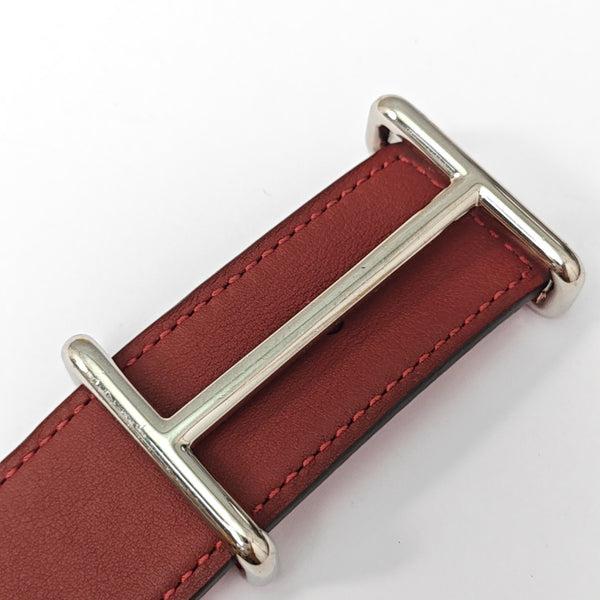 Leather Belt Red