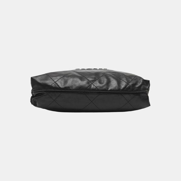 CHANEL 22 Small Quilted Calfskin Black