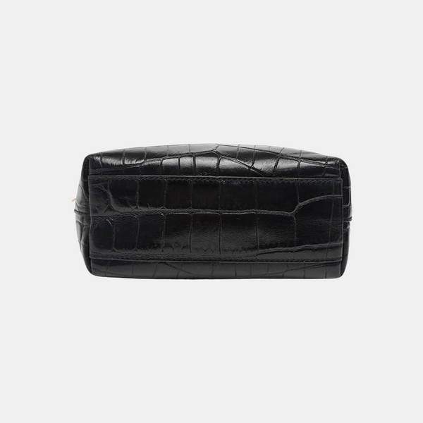 Calfskin Shoulder Bag Black