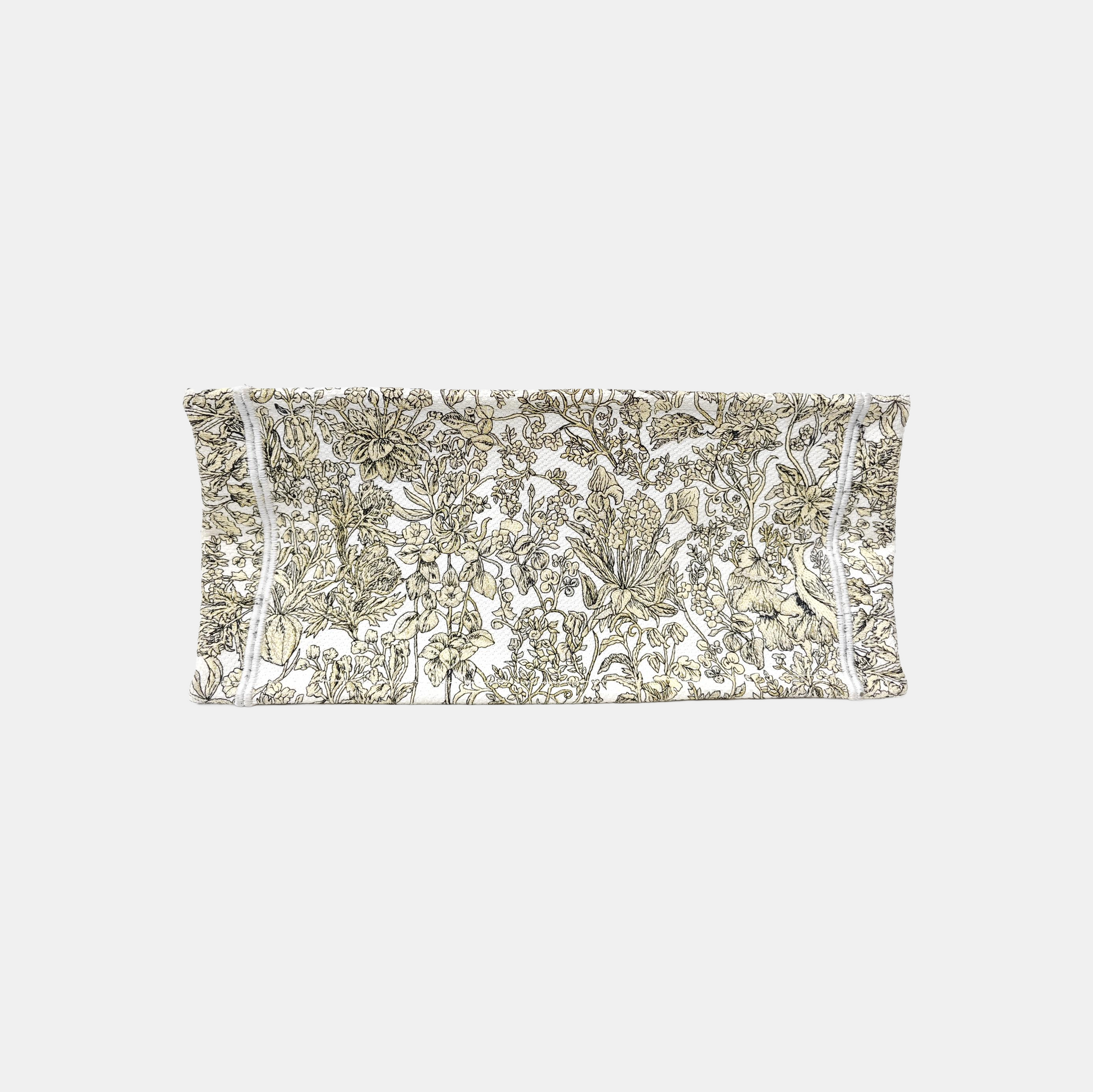 Book Tote Medium Fabric Beige