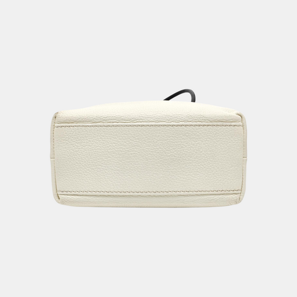 Shopping Bag Super Mini Calfskin White